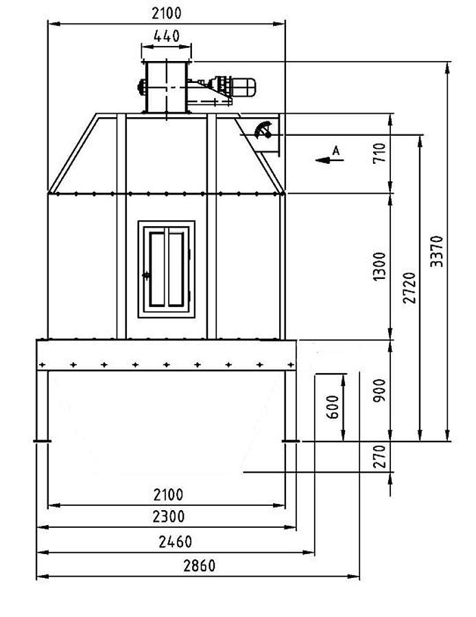 Used Counterflow Cooler Munch SDCC15