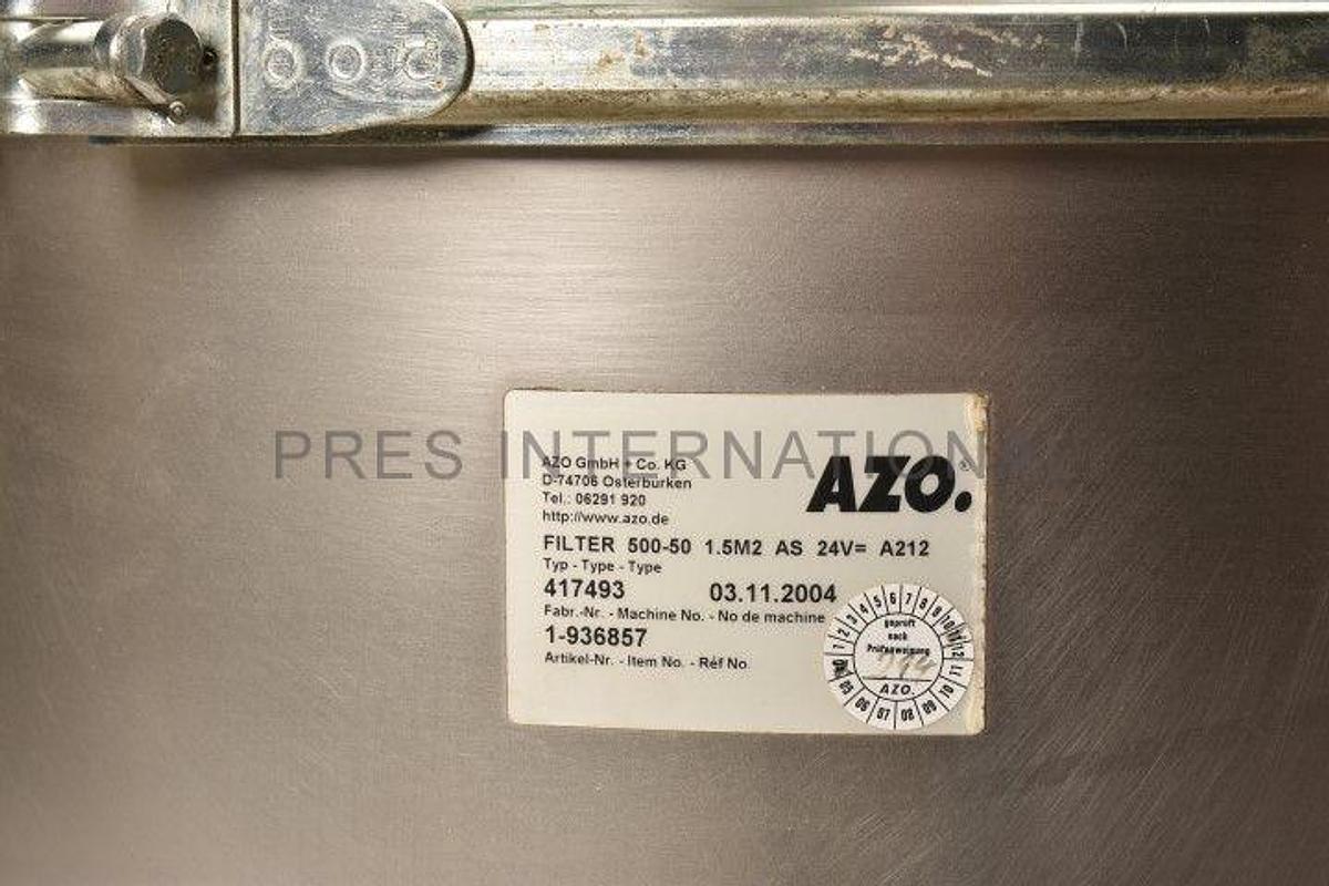 Used Filterunit AZO 500-50