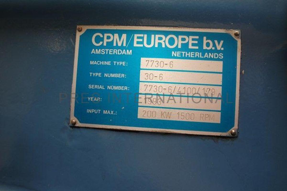 Used Pellet press CPM 7730-6