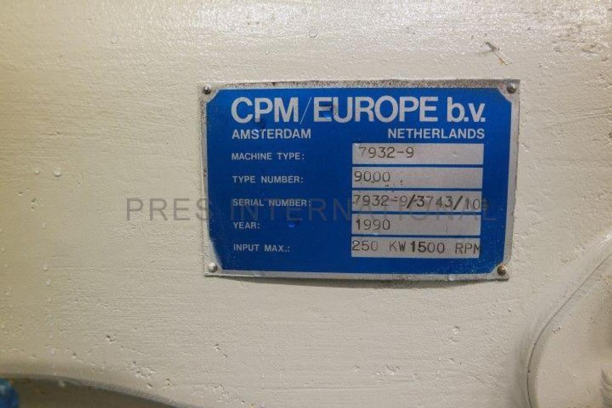 Used Pellet press CPM 7932-9