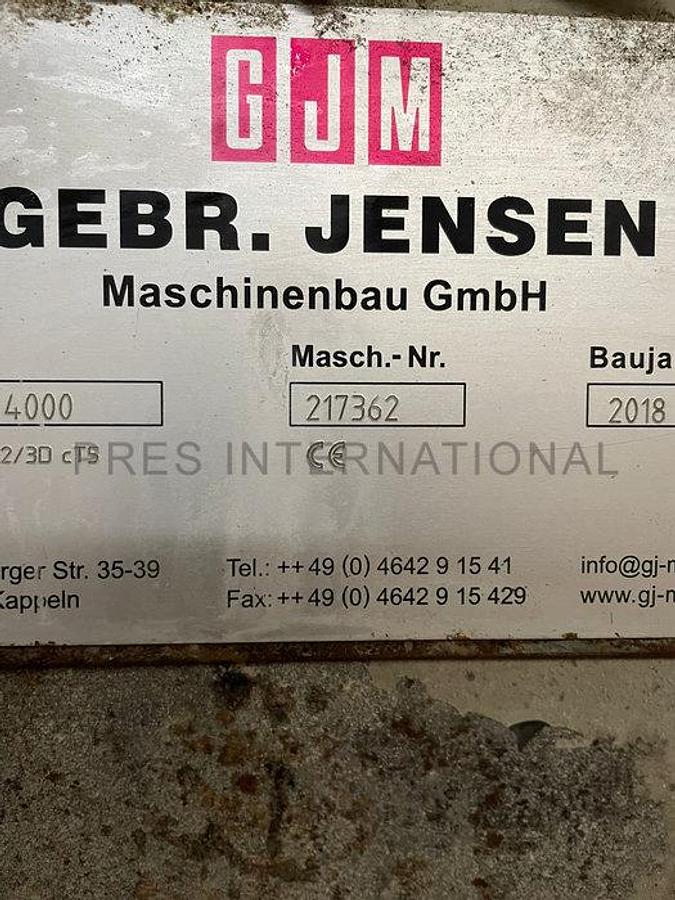 Gerenoveerd Batchmixer Gebr. Jensen JMT4000