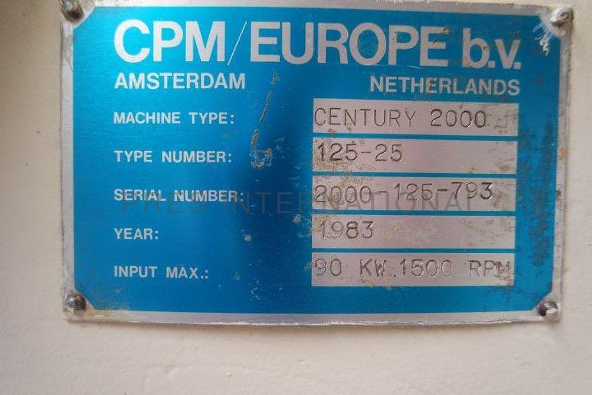 Used Pellet press CPM 2000-125