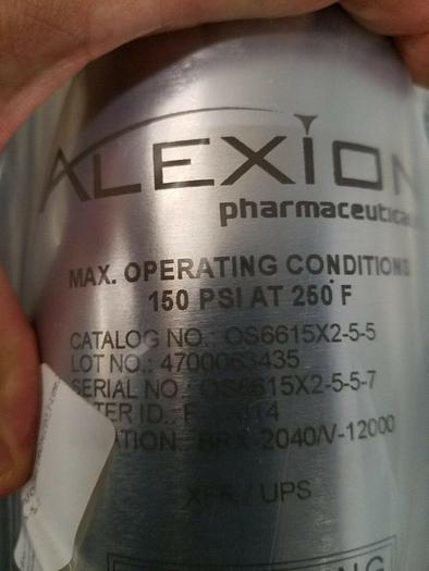 Alexion Filter Cartridge Housing OS661 Medical Pharmaceutical