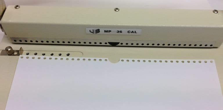 Used Brand New James Burn (JBI) MP-36-CAL A4 Calendar Wire Punch For Foolscap