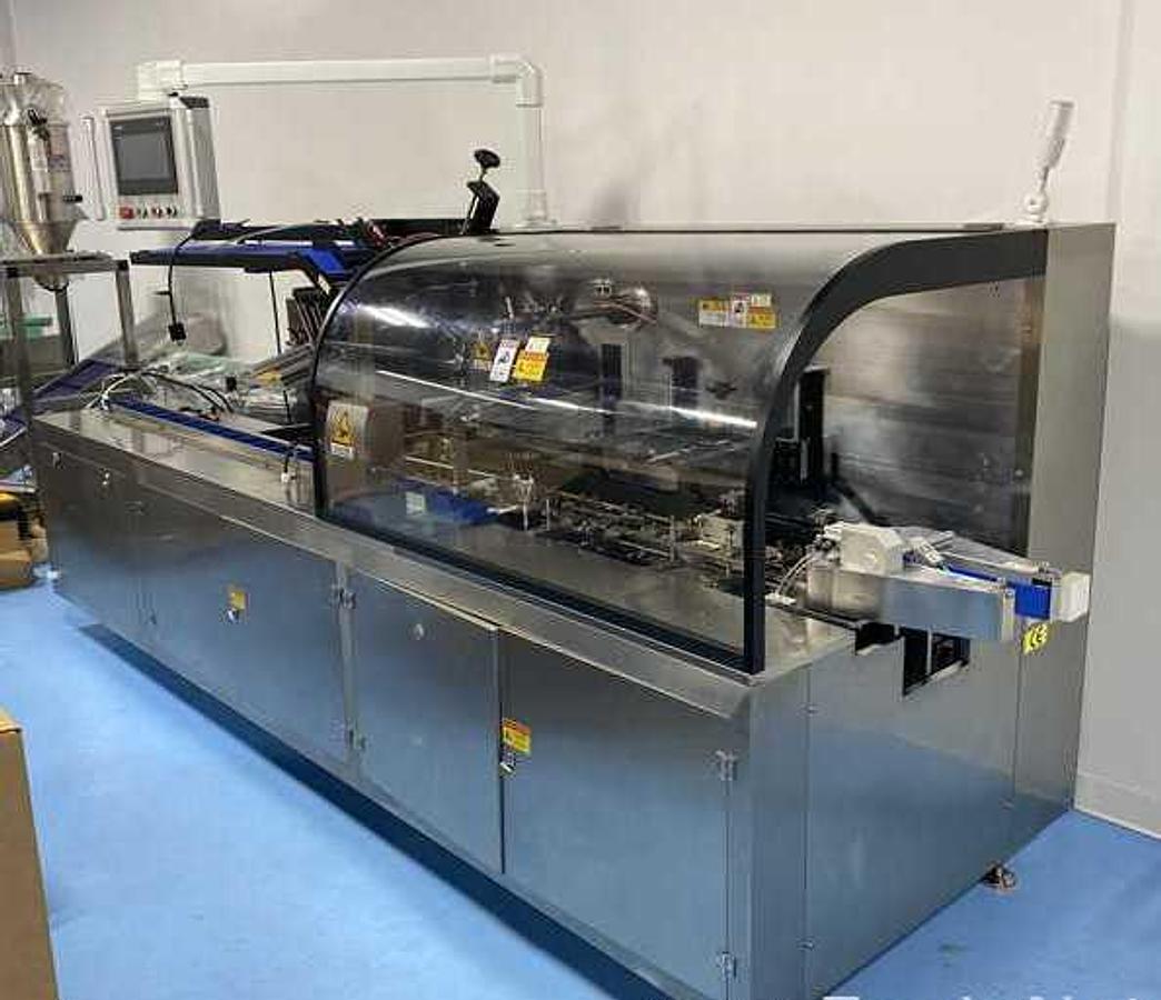 Unused Shenzhen Penglai Horizontal Cartoner with Leaflet Inserter Model YX-CP100