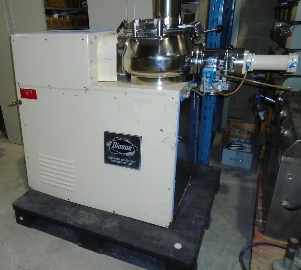 Used Used Diosna P25 High Shear Mixer Granulator