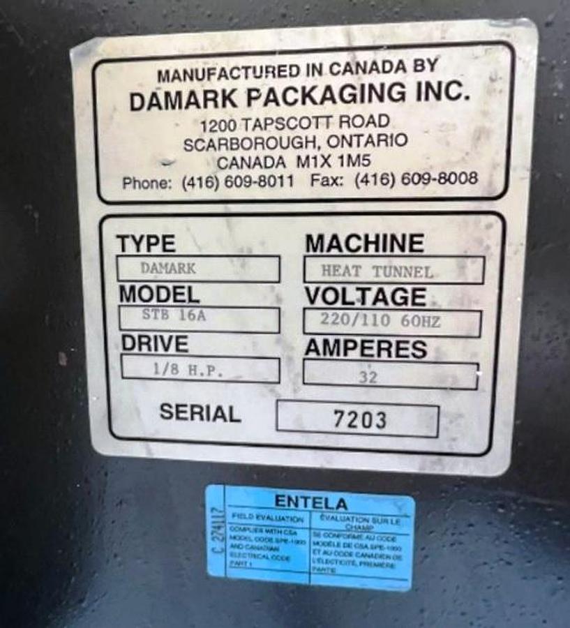 Used Used Damark L-Bar Sealer and Heat Tunnel