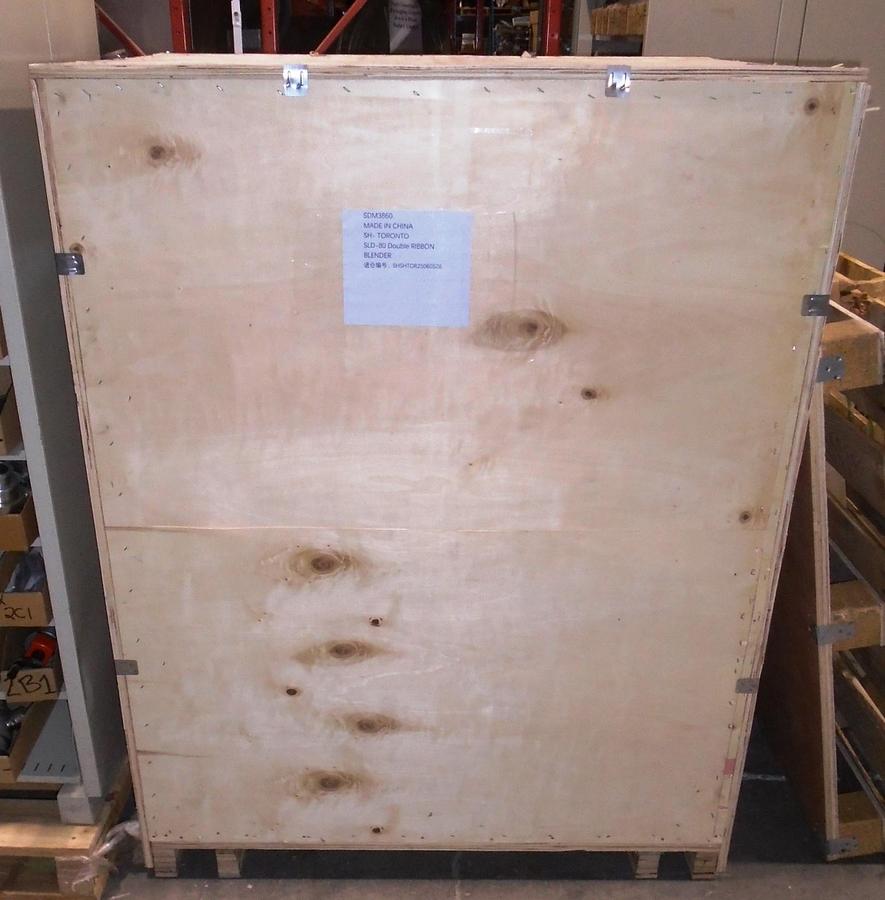 New 2.8 Cubic Foot Working Capacity Double Ribbon Blender