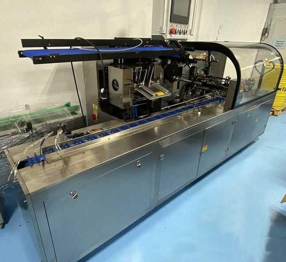 Unused Shenzhen Penglai Horizontal Cartoner with Leaflet Inserter Model YX-CP100