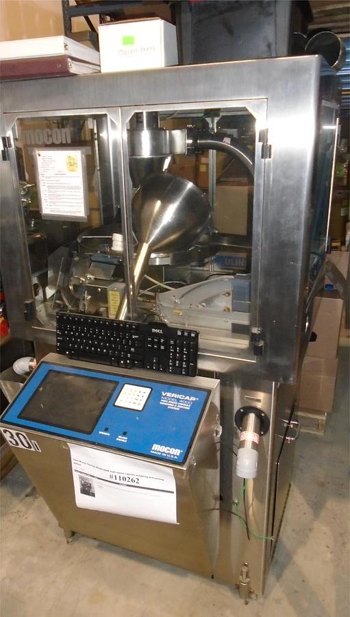 Used Used Mocon Vericap Model 4000 high speed capsule weighing and sorting system