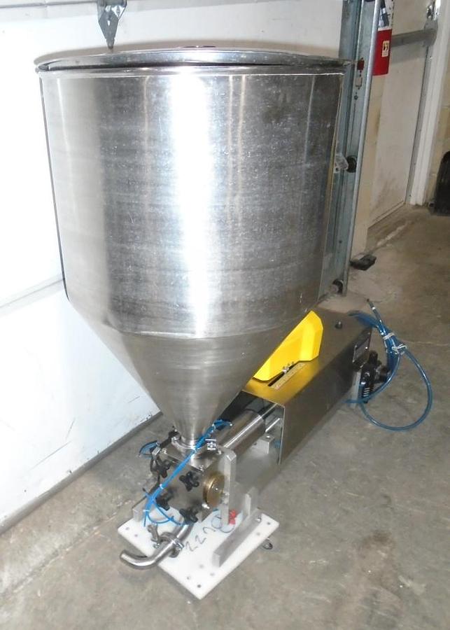 Used Used Hauser Pneumatic Piston Liquid Filler Model PPF-1-6.5
