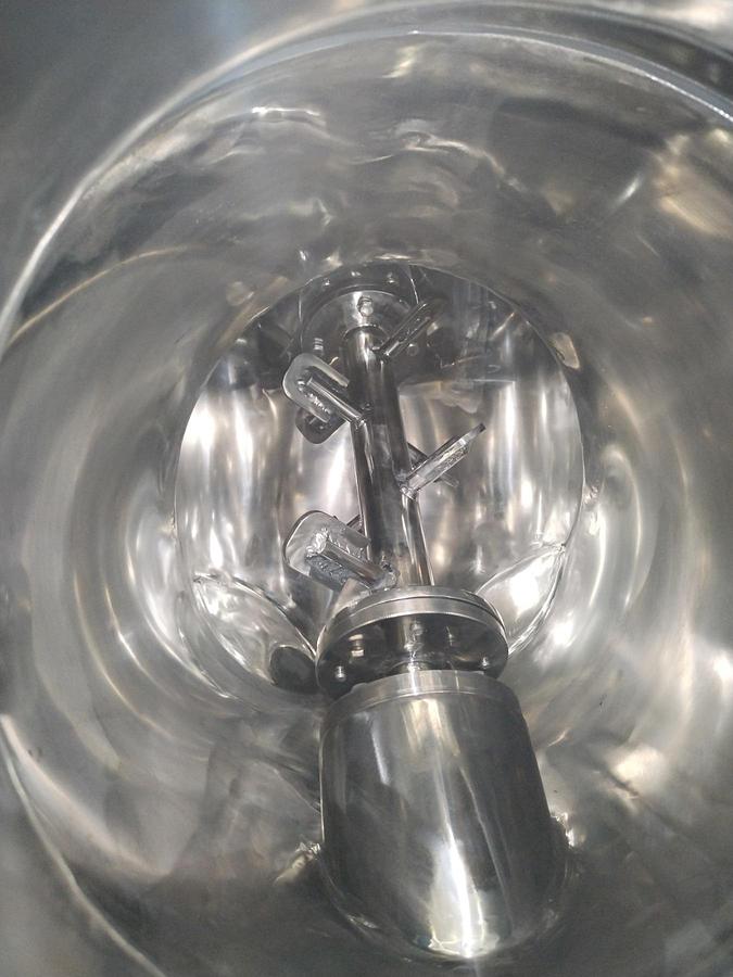 New 1 Cubic Foot Working Capacity Stainless Steel Twin Shell Mixer with Intensifier Bar