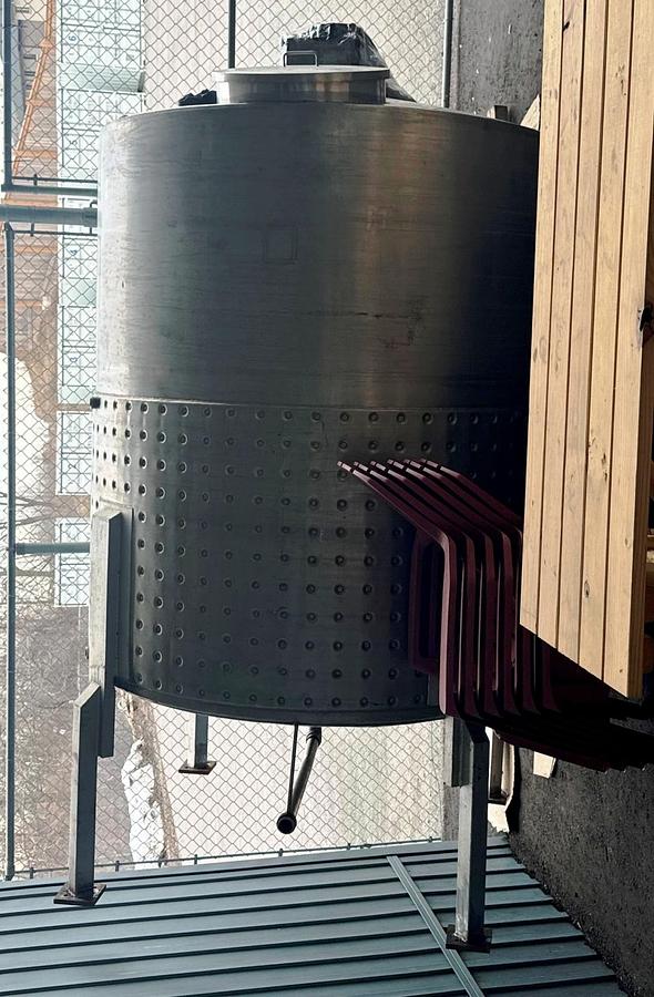 Used Used 6400 Litres approx. 1600 Gallons 304 Stainless Steel Half Jacketed Kettle with Scrape Agitation Mixer