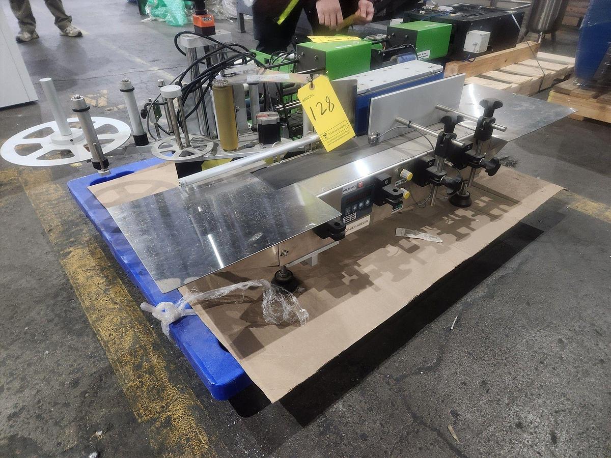 Used Model-1 Tabletop Wraparound Labeler with an Easyrun Control System