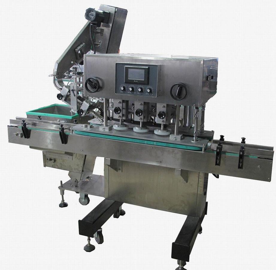 New Model XG-120 High Speed Spindle Capper with Elevator