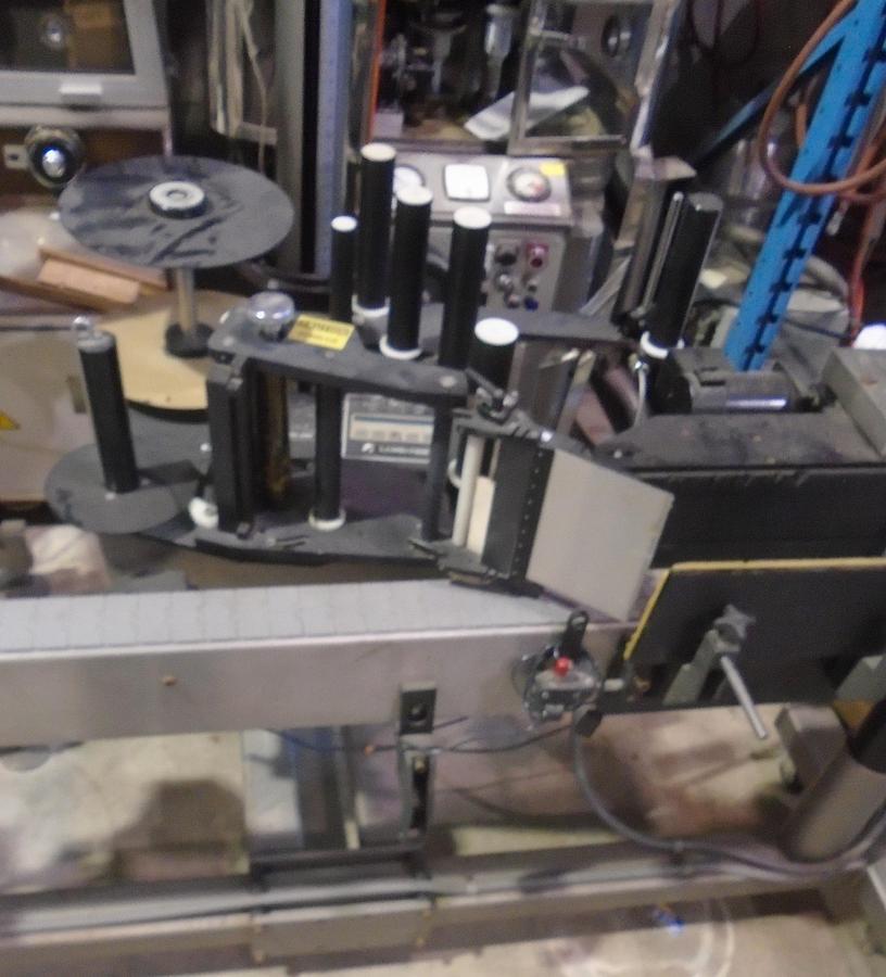 Used Used Label-Aire Bottle Wrap Labeler Model 2115CD