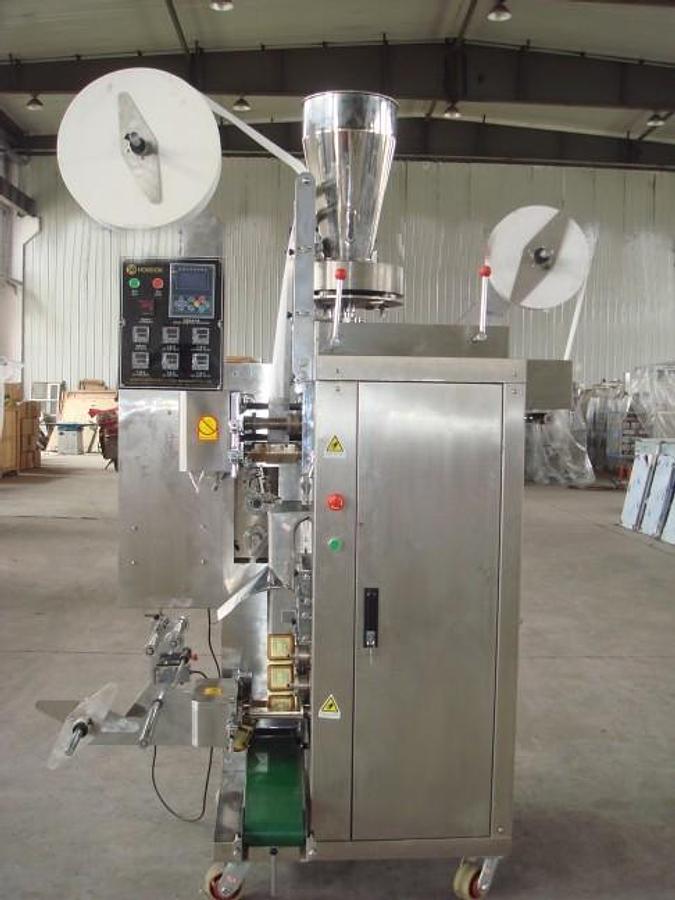 New Auto Dual Tea Bag Packing Machine with Thread, Tag and Envelope, Model CH-10B