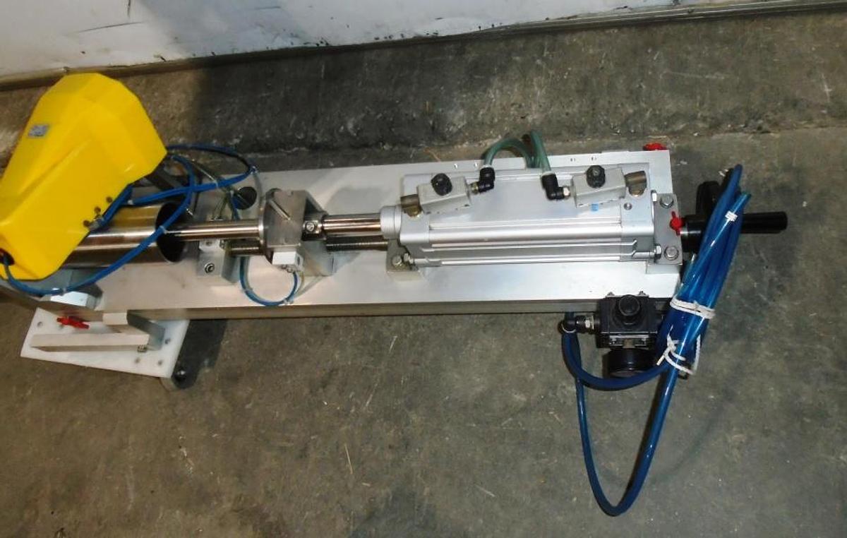 Used Used Hauser Pneumatic Piston Liquid Filler Model PPF-1-6.5