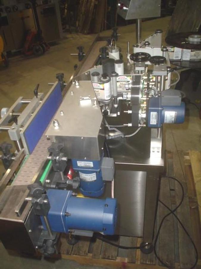 New Wraparound Pressure Sensitive Labeler Model YT with Hot Stamp Coder