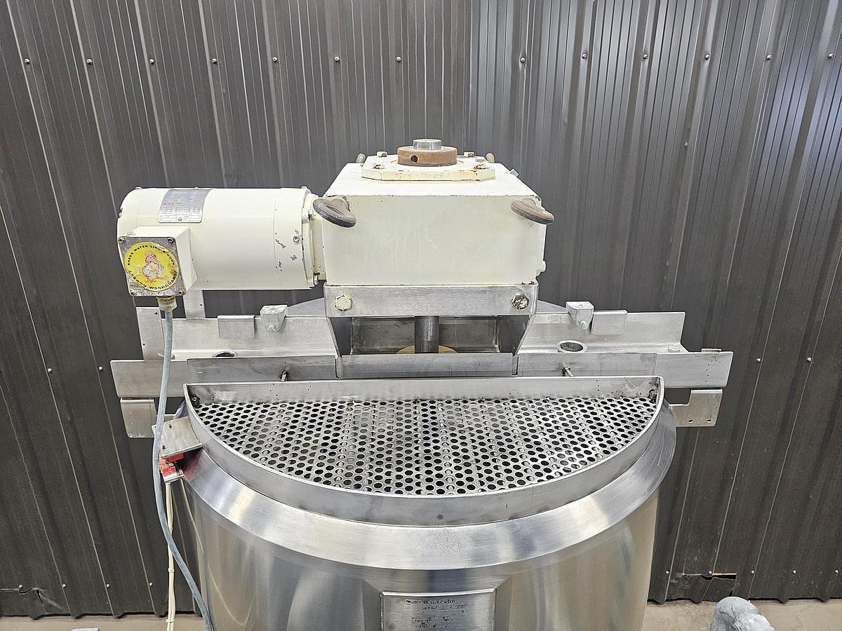 Used Used Cherry Burrell 100 Gallon Steam Jacketed 304 Stainless Steel Tank-Kettle