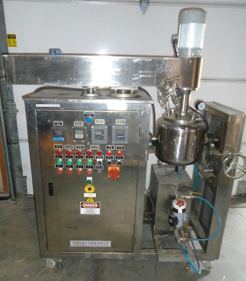 Used Used Model VEM-01 Vacuum Emulsifier Mixer