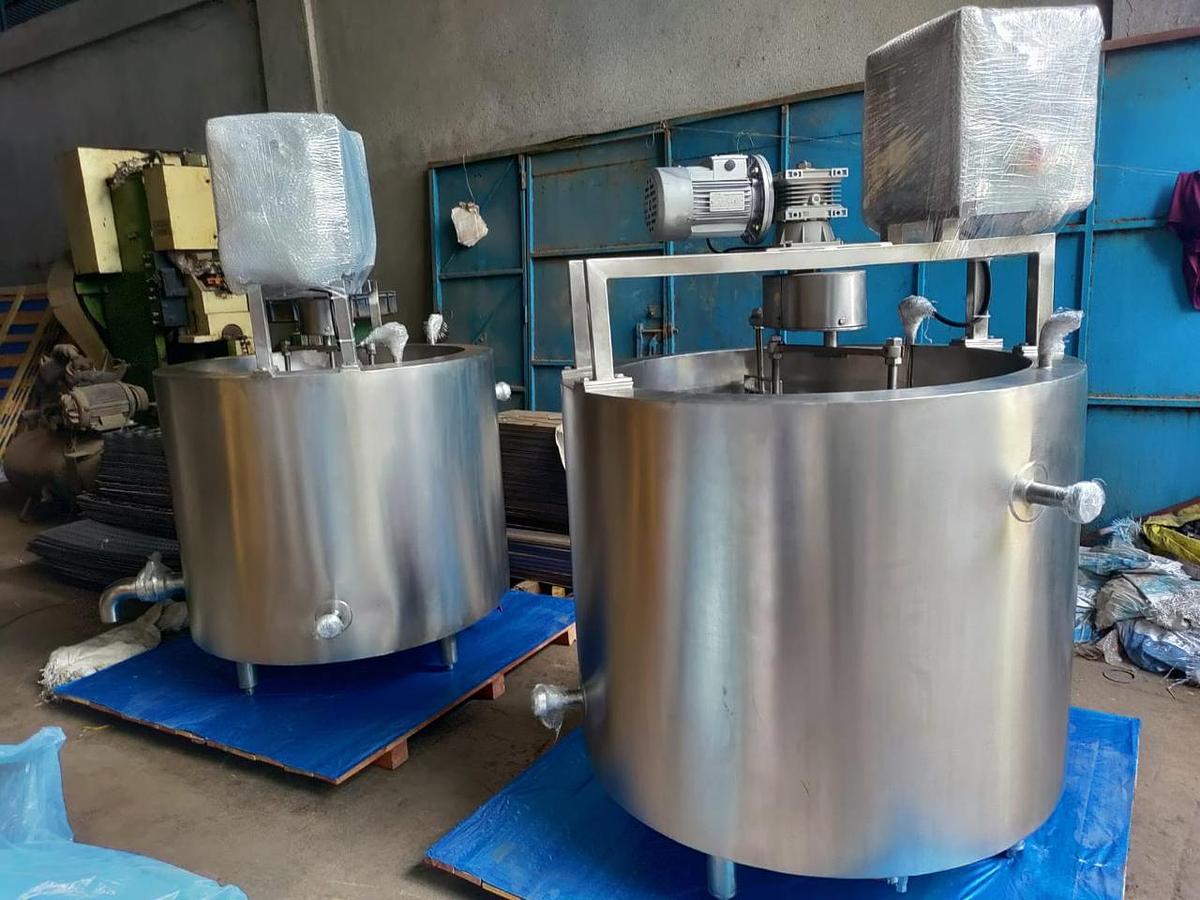 New 500 Litres Stainless Steel Cheese Mixing Vat