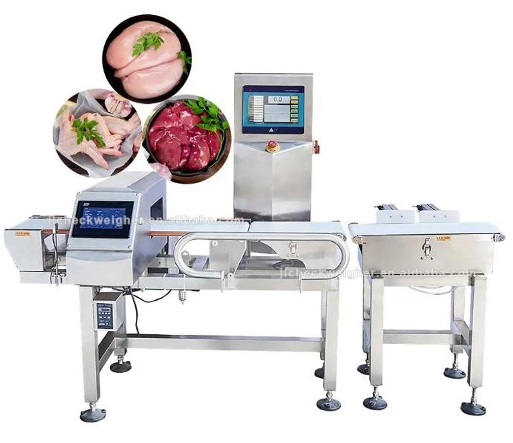 New Model High Speed and Accuracy Automatic Metal Detector and CheckWeigher Combo with Rejection