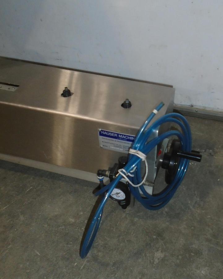 Used Used Hauser Pneumatic Piston Liquid Filler Model PPF-1-6.5