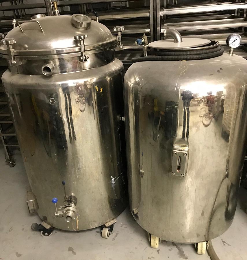 Used Used Stainless Steel Pressure Tanks