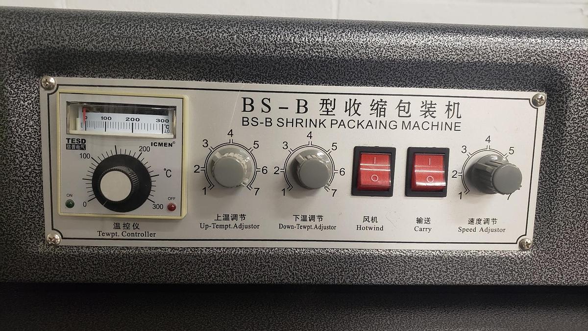 Used Never Used Thermal Shrink Packaging Heat Tunnel Model BS-B