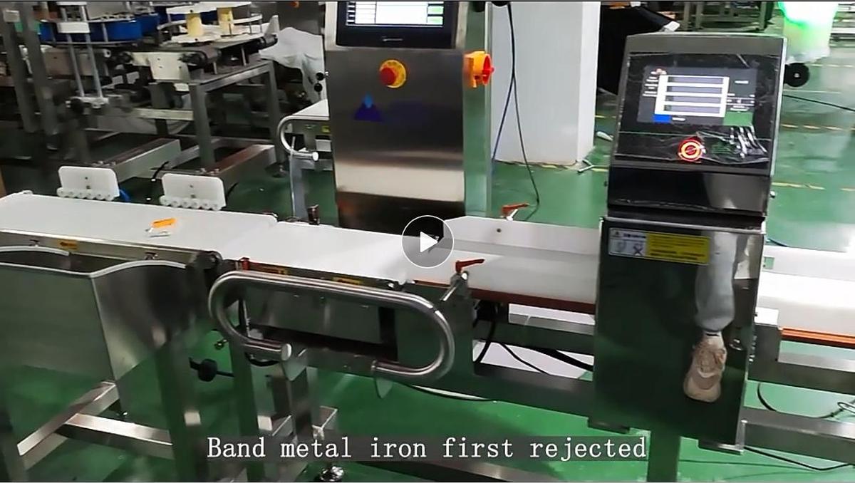 New Model High Speed and Accuracy Automatic Metal Detector and CheckWeigher Combo with Rejection