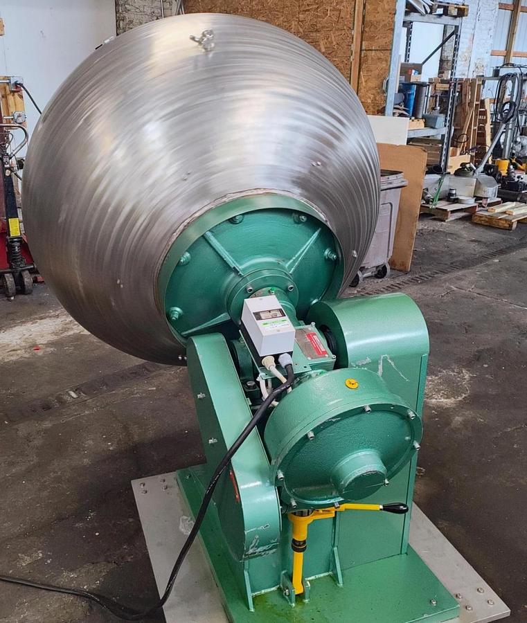 Used Used La Mastra 42 inch diameter Stainless Steel doughnut shaped Coating Pan