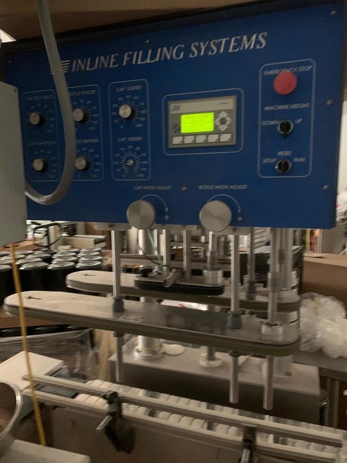 Used Used Inline Filling Systems Capper