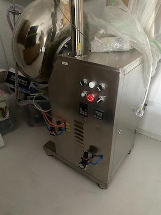 Used Like New 16 inch Diameter Stainless Steel Round Coating System