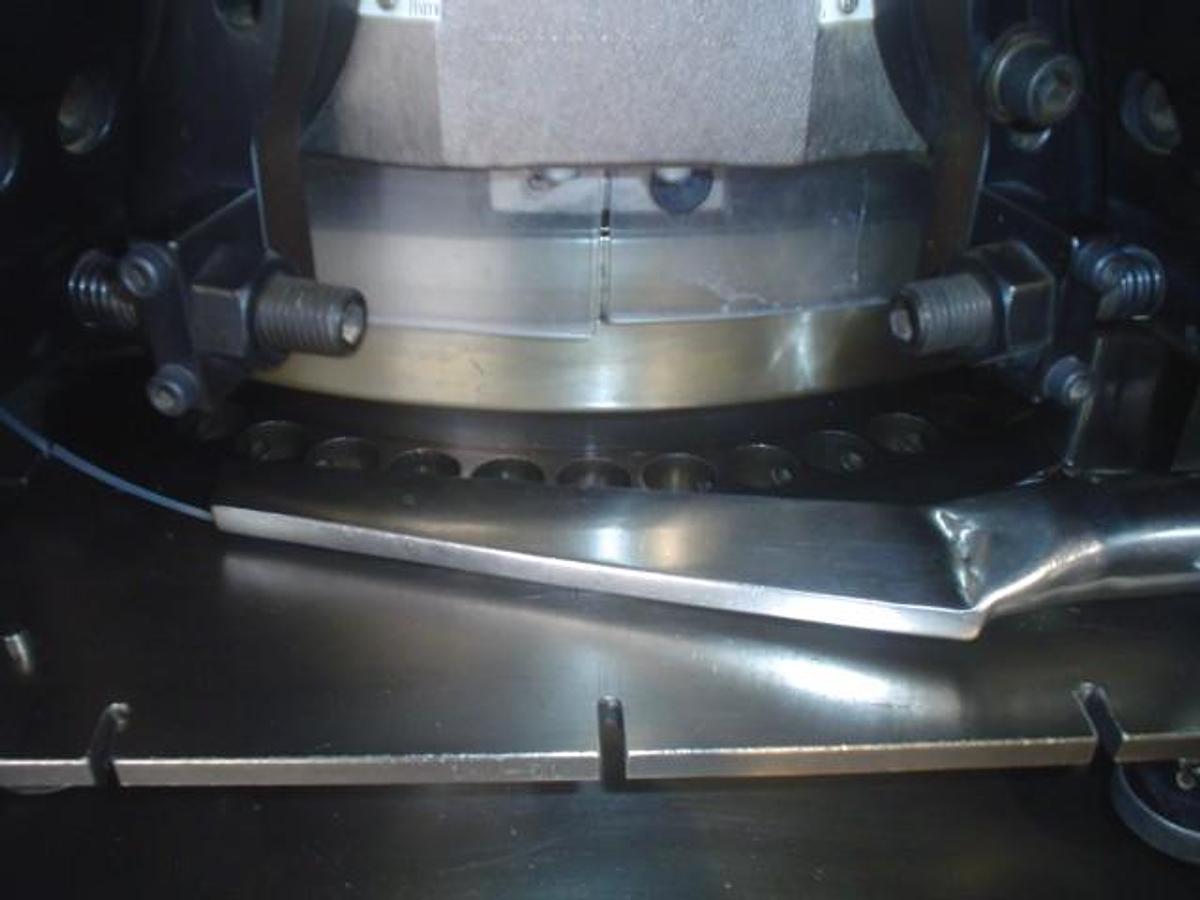 Used Used Kikusui 55 Station Gemini Double Sided Rotary Tablet Press.