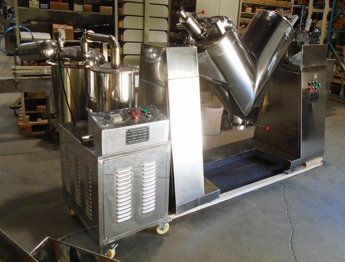 Used Used Model VH-200 Approx. 4 Cubic Foot Twin Shell V Blender