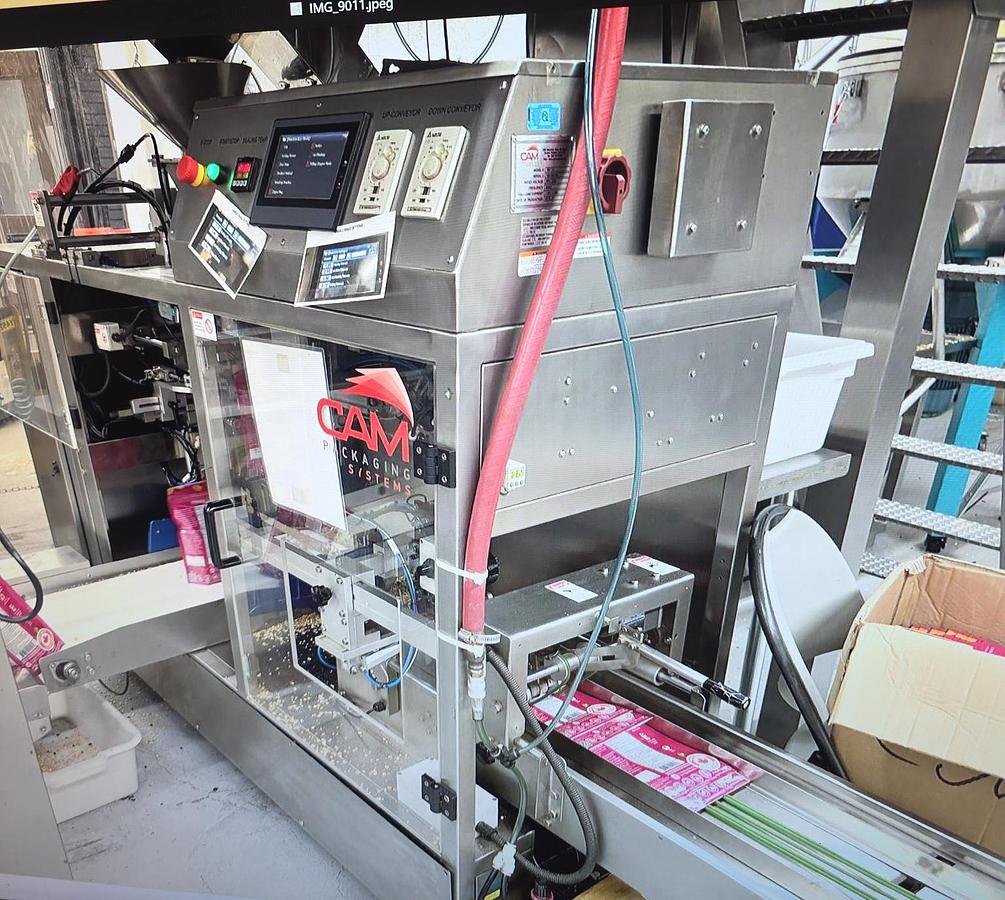 Used Used Cam Stand Up Pouch Bag Filling Sealing System Model 1BT-111