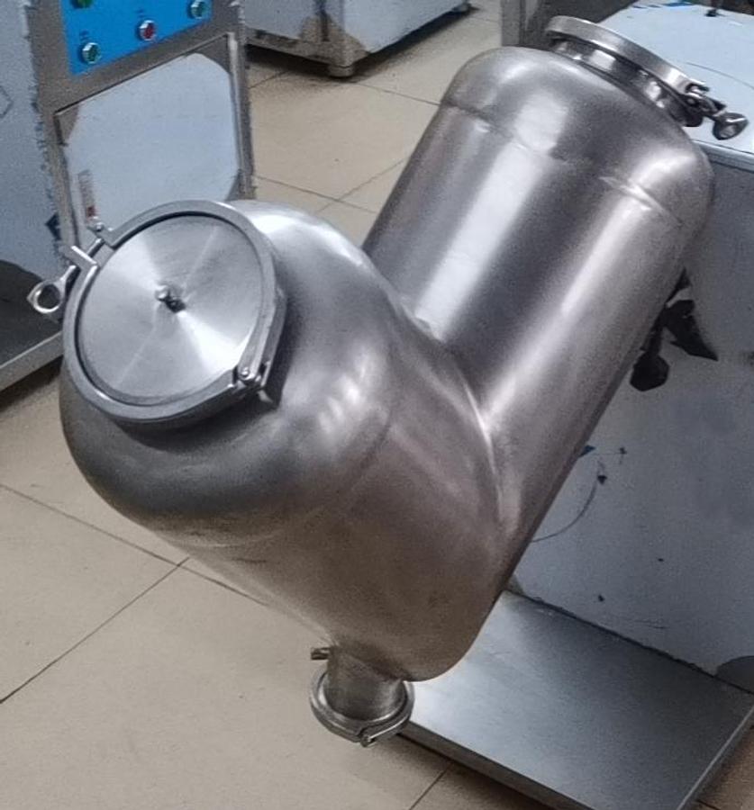 New Table Top Stainless Steel Twin Shell V Blender