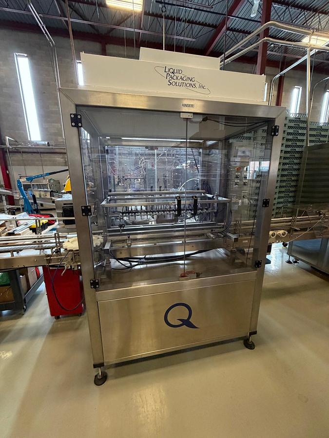 Used Complete Used High Speed Liquid Bottle Filling Packaging Line