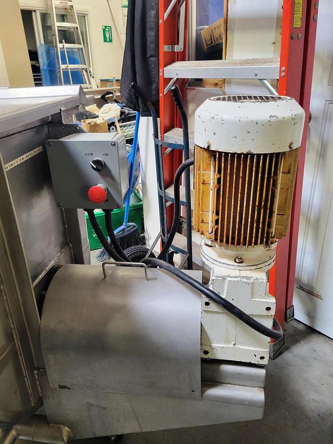 Used Used InoxTech 20 Cubic Foot Stainless Steel Double Ribbon Blender
