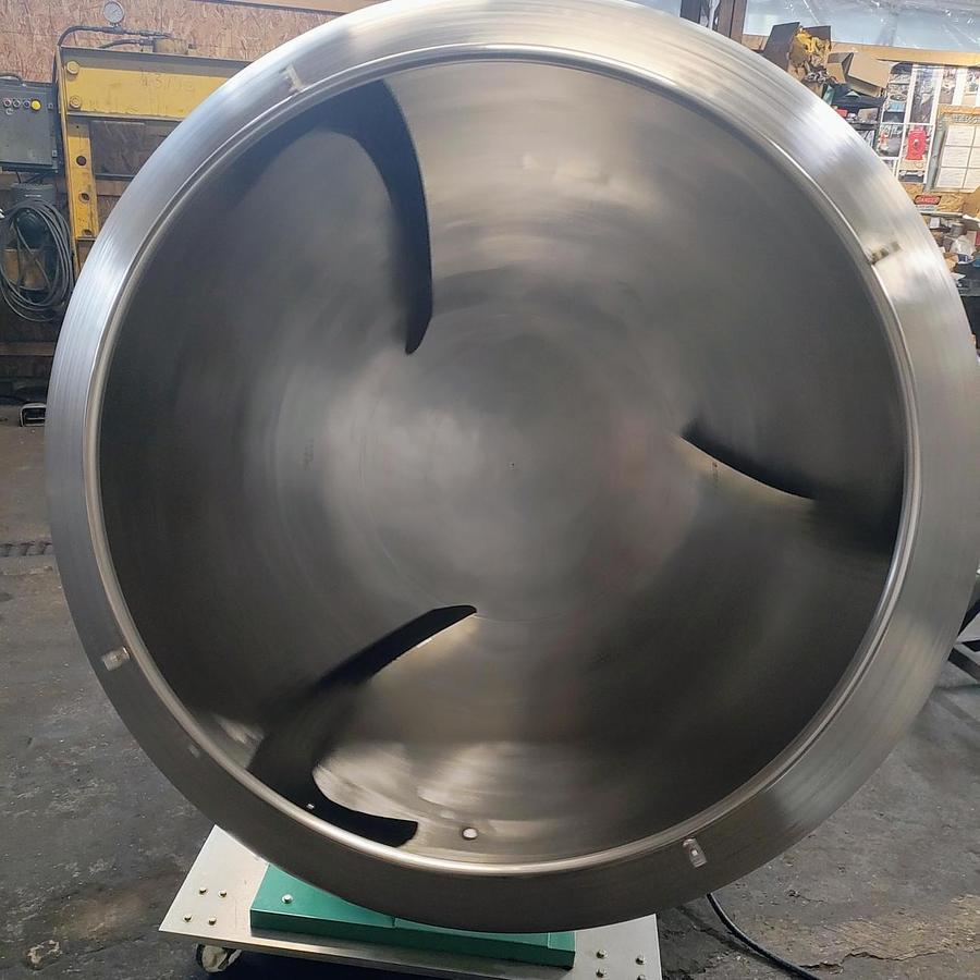 Used Used La Mastra 42 inch diameter Stainless Steel doughnut shaped Coating Pan