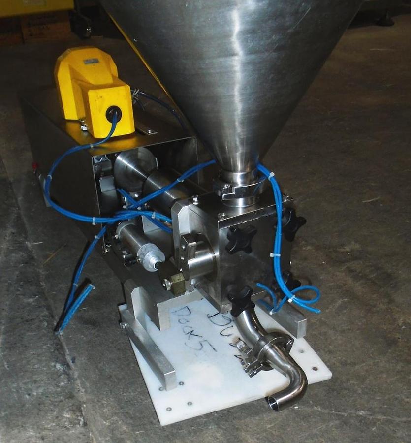 Used Used Hauser Pneumatic Piston Liquid Filler Model PPF-1-6.5