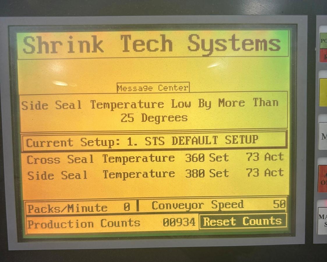 Used Used Shrink Tech Systems Sealer and Tunnel Model STS-17