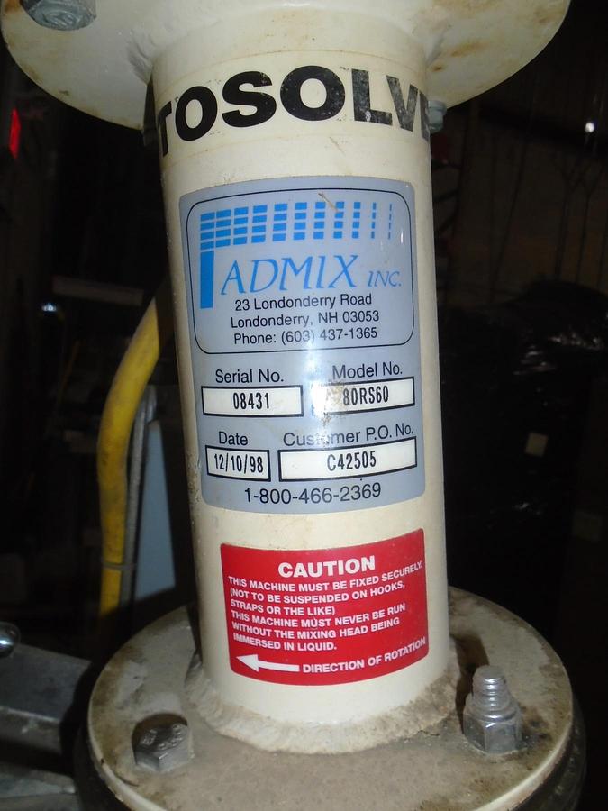 Used Used 40 Gallon Stainless Steel Tank with Mixer