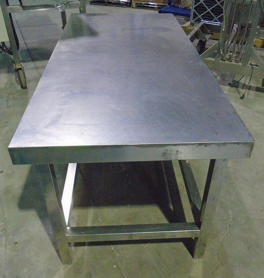 Used Used 72 inch Long x 32 inch Wide Stainless Steel Packing Table