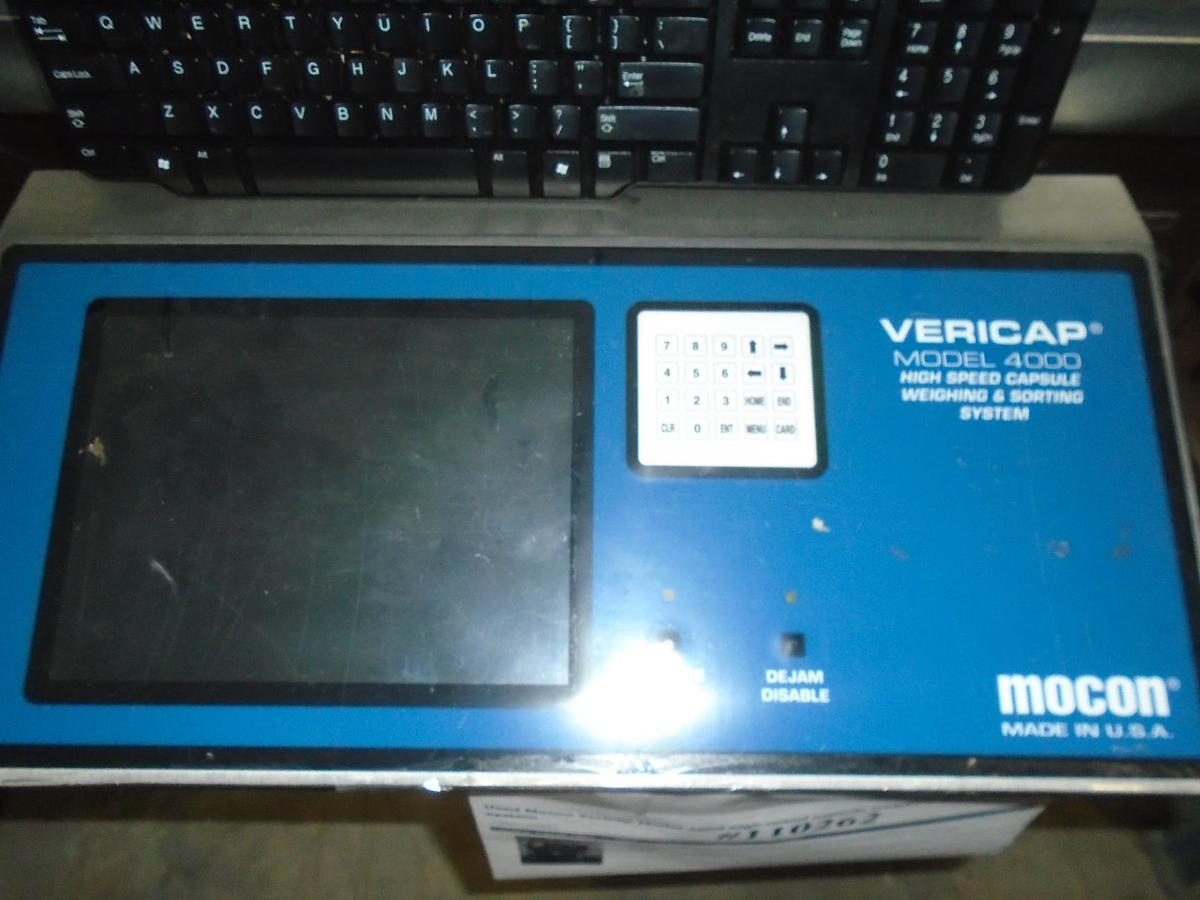 Used Used Mocon Vericap Model 4000 high speed capsule weighing and sorting system