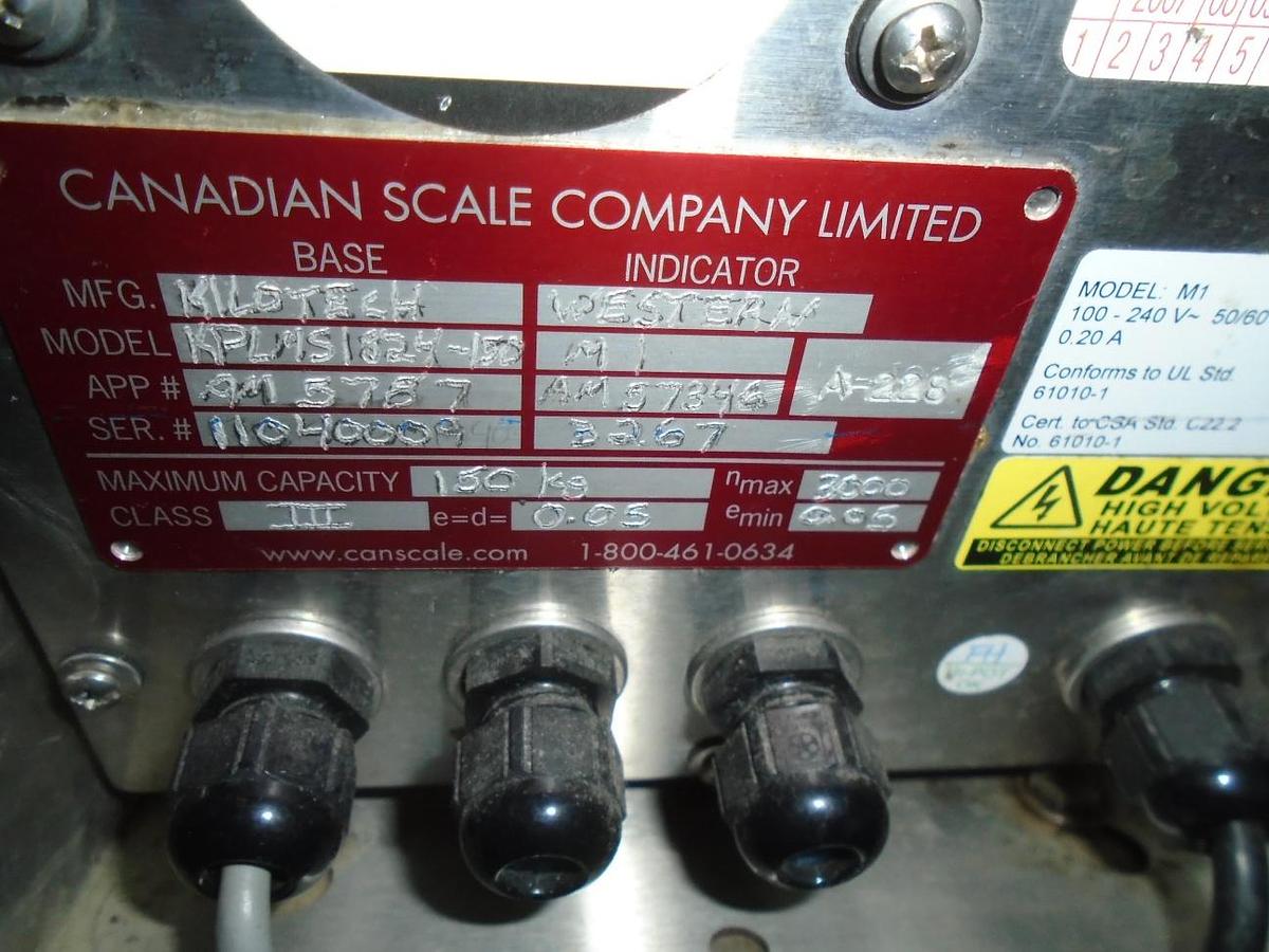 Used Used CanScale KiloTech Table Top SS Digital Scale M1