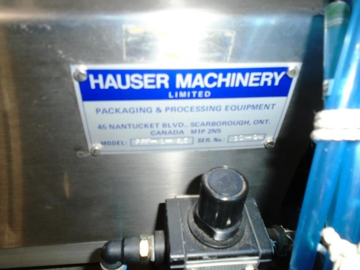 Used Used Hauser Pneumatic Piston Liquid Filler Model PPF-1-6.5