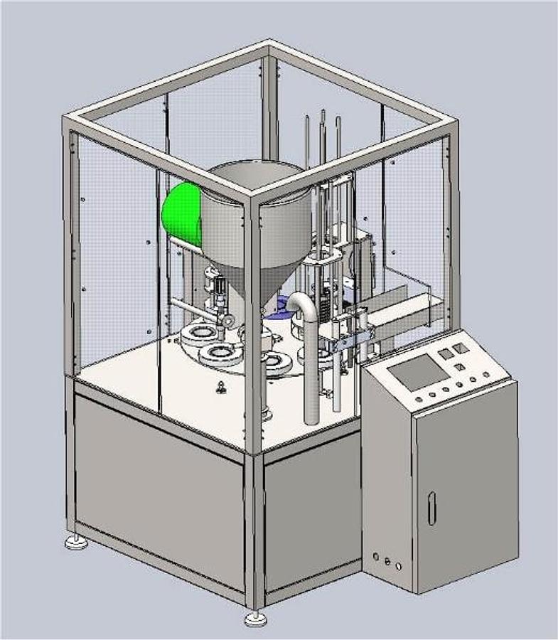 New Fully Automatic RS Rotary type Cup Filling and Sealing Machine