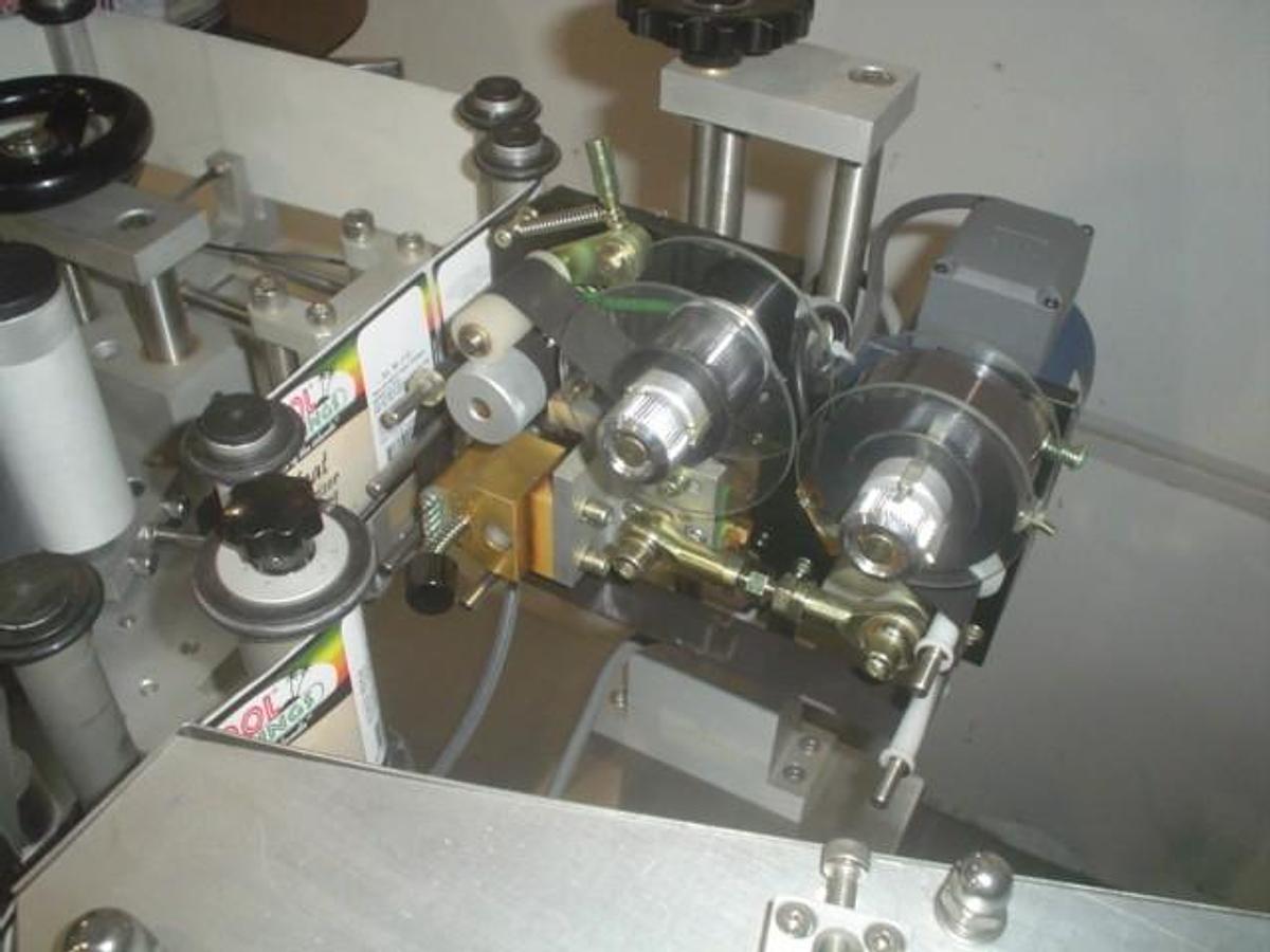 New Wraparound Pressure Sensitive Labeler Model YT with Hot Stamp Coder